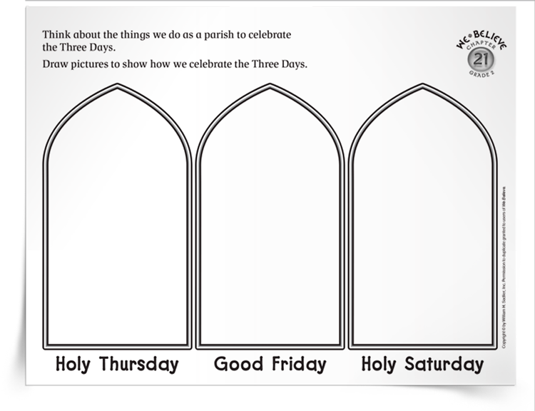 <em>Triduum</em> Primary Activity